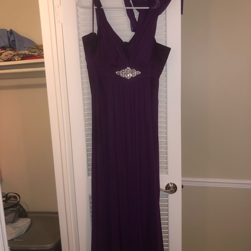 Full length evening gown